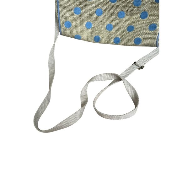 CATH KIDSTON Blue Polka Dot Crossbody Satchel Bag - Picture 9 of 9